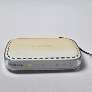 Netgear‎ FS605 v3 5 Port Fast Ethernet Switch 10/100 Mbps Tested
